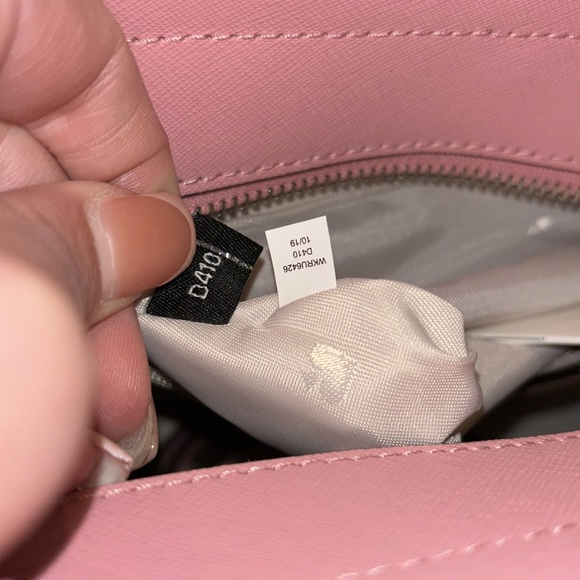 Kate Spade Cameron Monotone Medium Satchel Crossbody Bright Carnation MSRP $398 - Picture 7 of 11